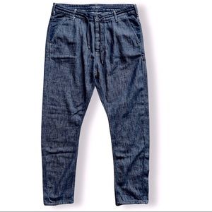 Scotch & Soda Indigo Dyed Pull On Jean Jogger
